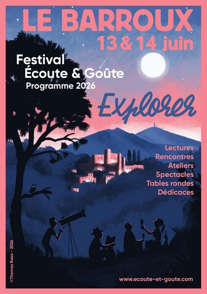 Affiche Écoute & Goûte 2026 par Thomas BAAS